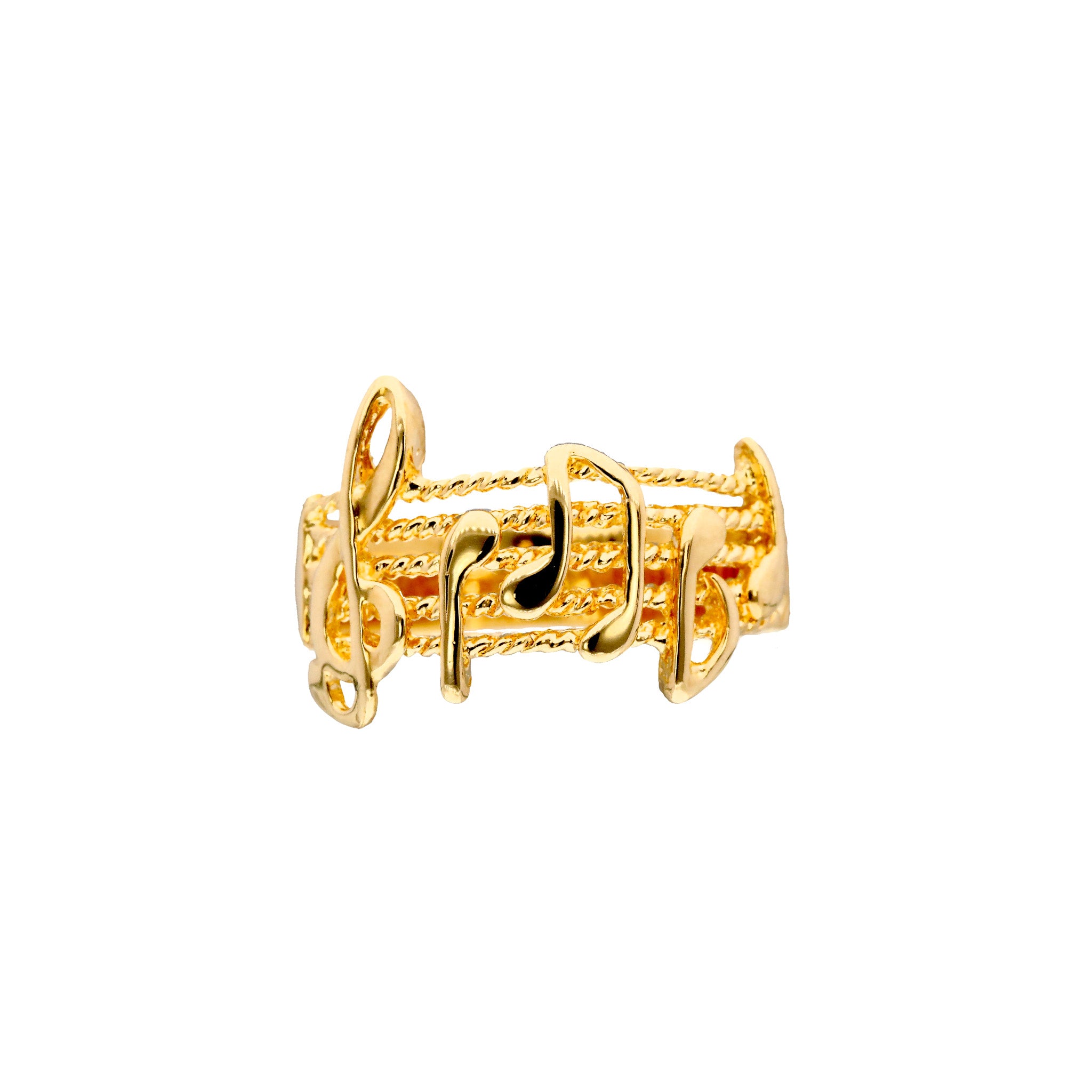 K18リング(音符モチーフ)《26C20124》