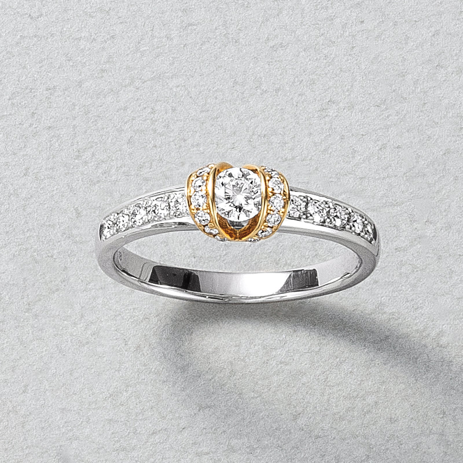 K18YG ダイヤモンド リング 0.20CT | K18YG ニココ ダイヤモンド