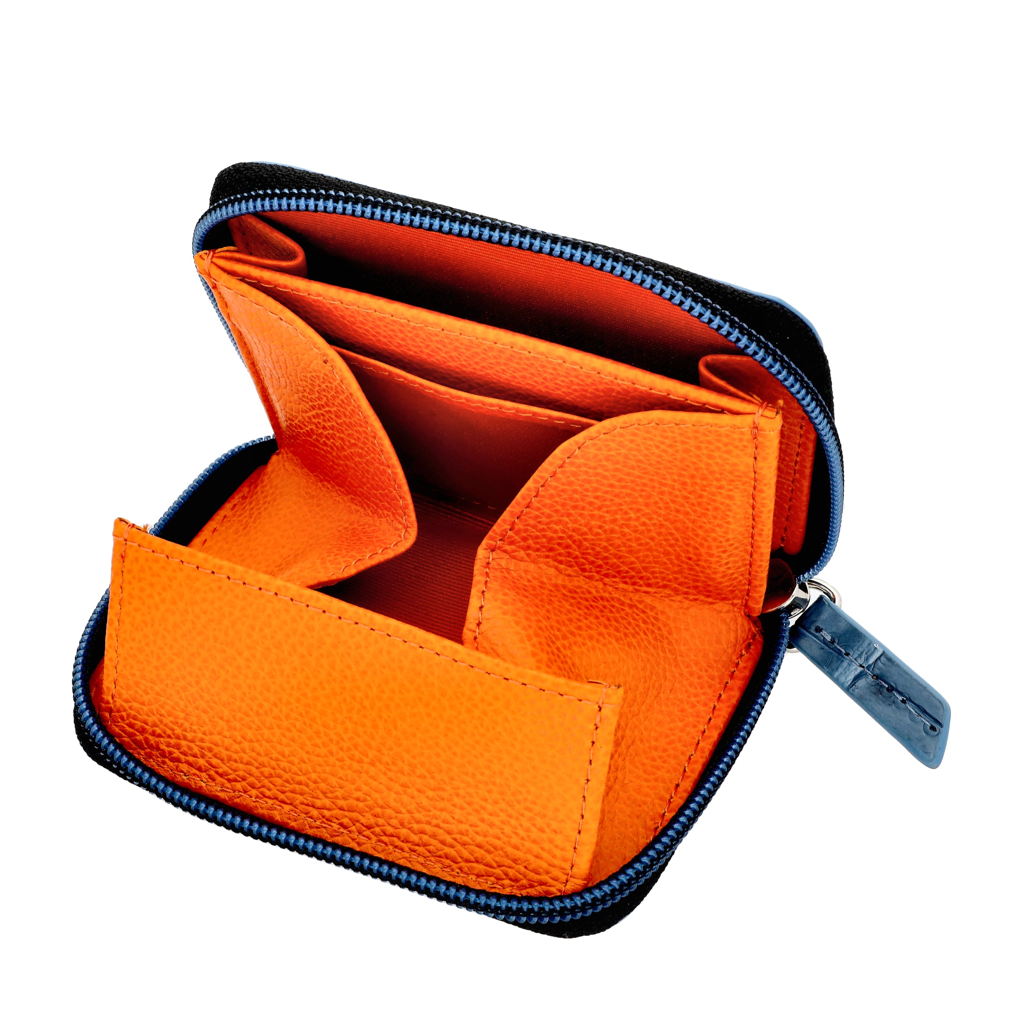 コインケース(ブルー/クロコダイル/牛革)《26C30106》