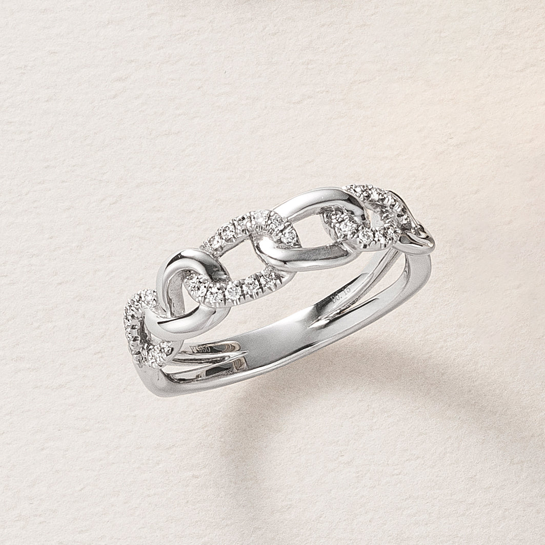 ダイヤモンド プラチナリング(4月誕生石)《26C30120》