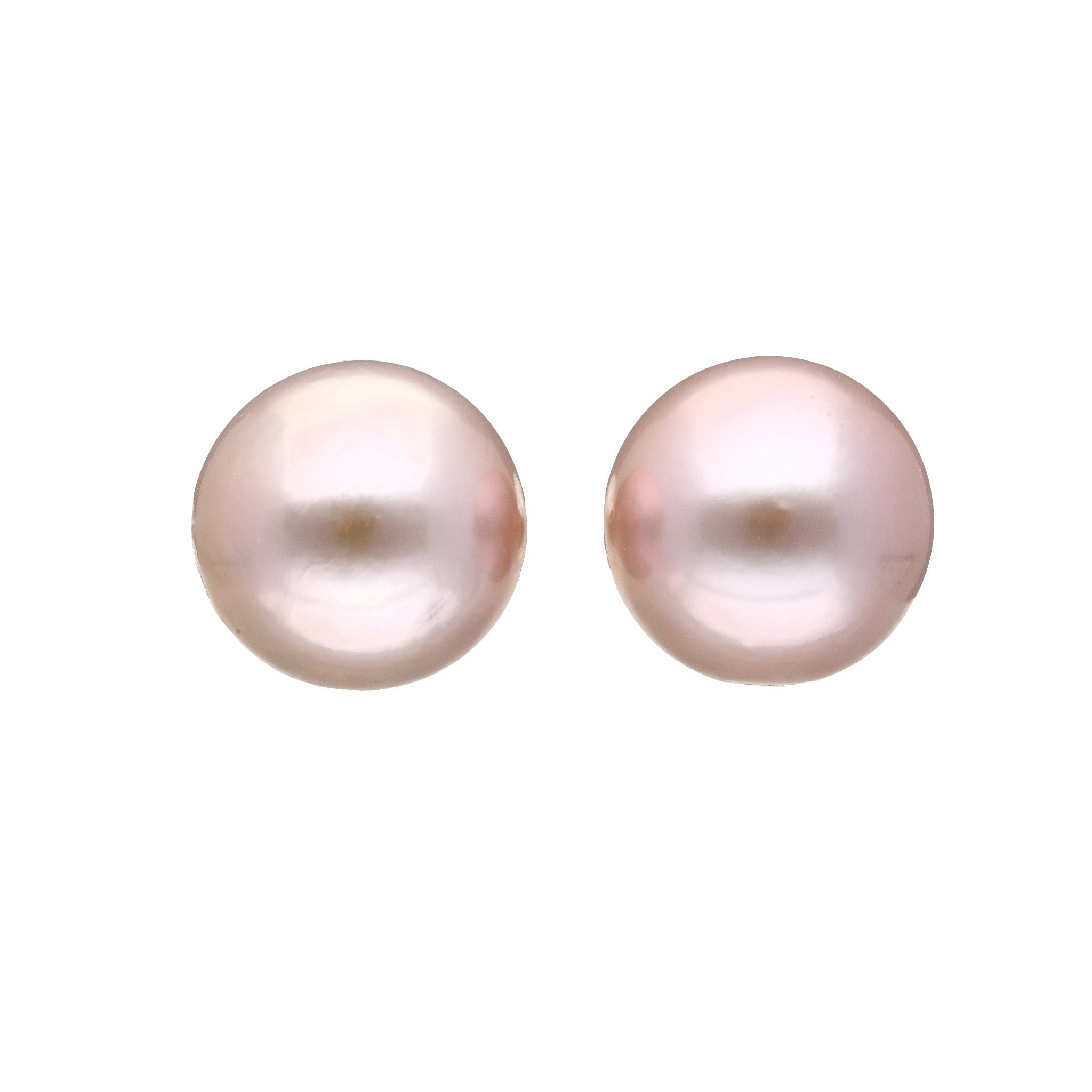 パール プラチナピアス(淡水真珠/パープル系/6月誕生石)《26C30132》