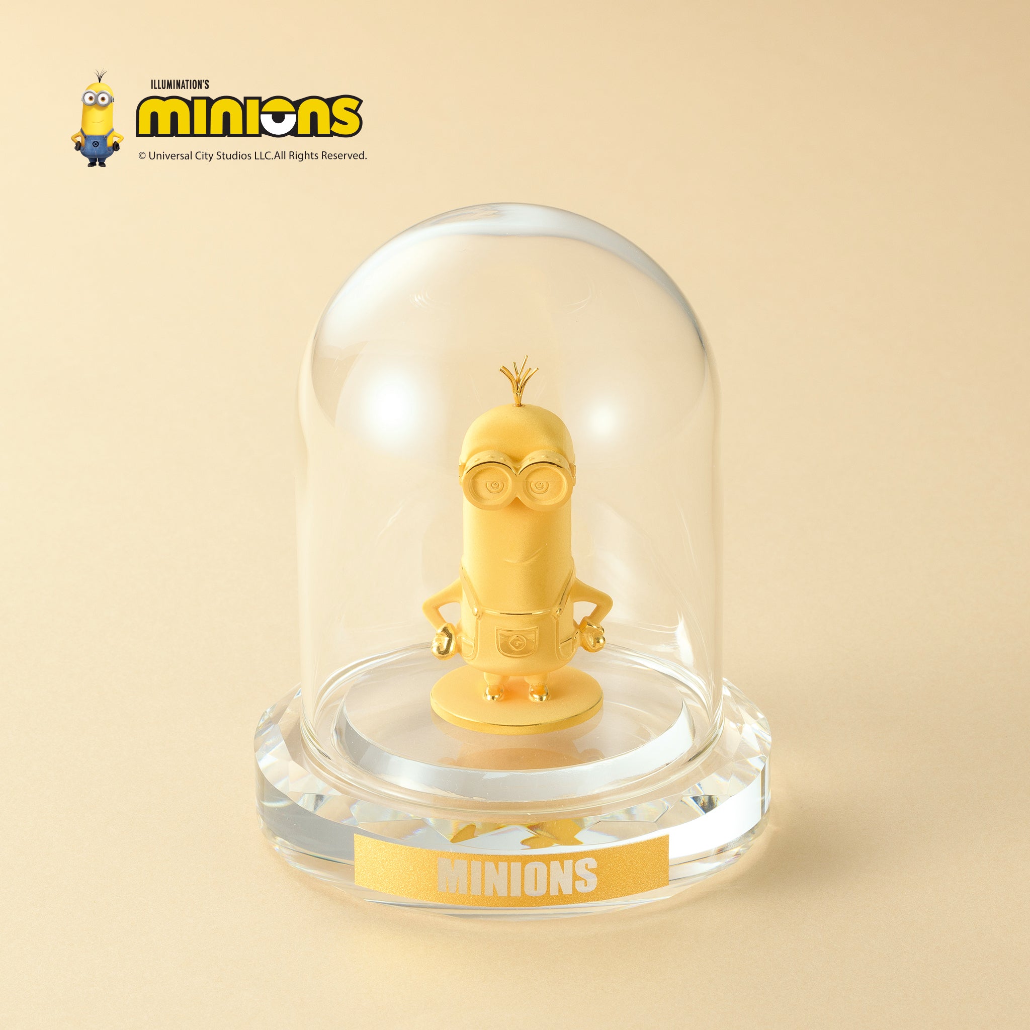 K24金製品(純金/minions/ミニオンズ/Kevin/フィギア/13g/造幣局品位刻印付)《26C60106》