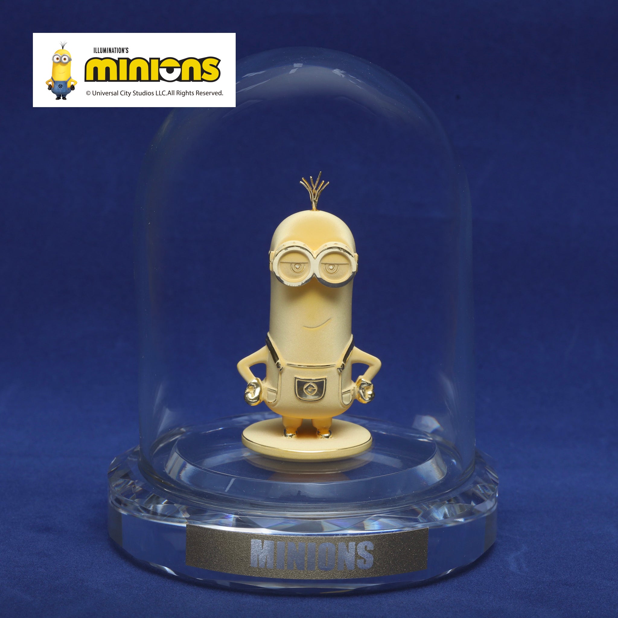 K24金製品(純金/minions/ミニオンズ/Kevin/フィギア/13g/造幣局品位刻印付)《26C60106》