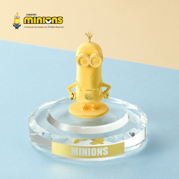 ミニオンゴールド激レアM&M´s二枚セット！k24 k18 K24金製品(純金/minions/ミニオンズ/Kevin/フィギア/13g/造幣局品位