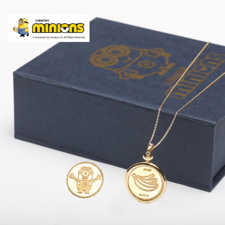 K24/K18ネックレス(純金/minions/ミニオンズ/Stuart/5g/造幣局品位刻印付)《26C60108》