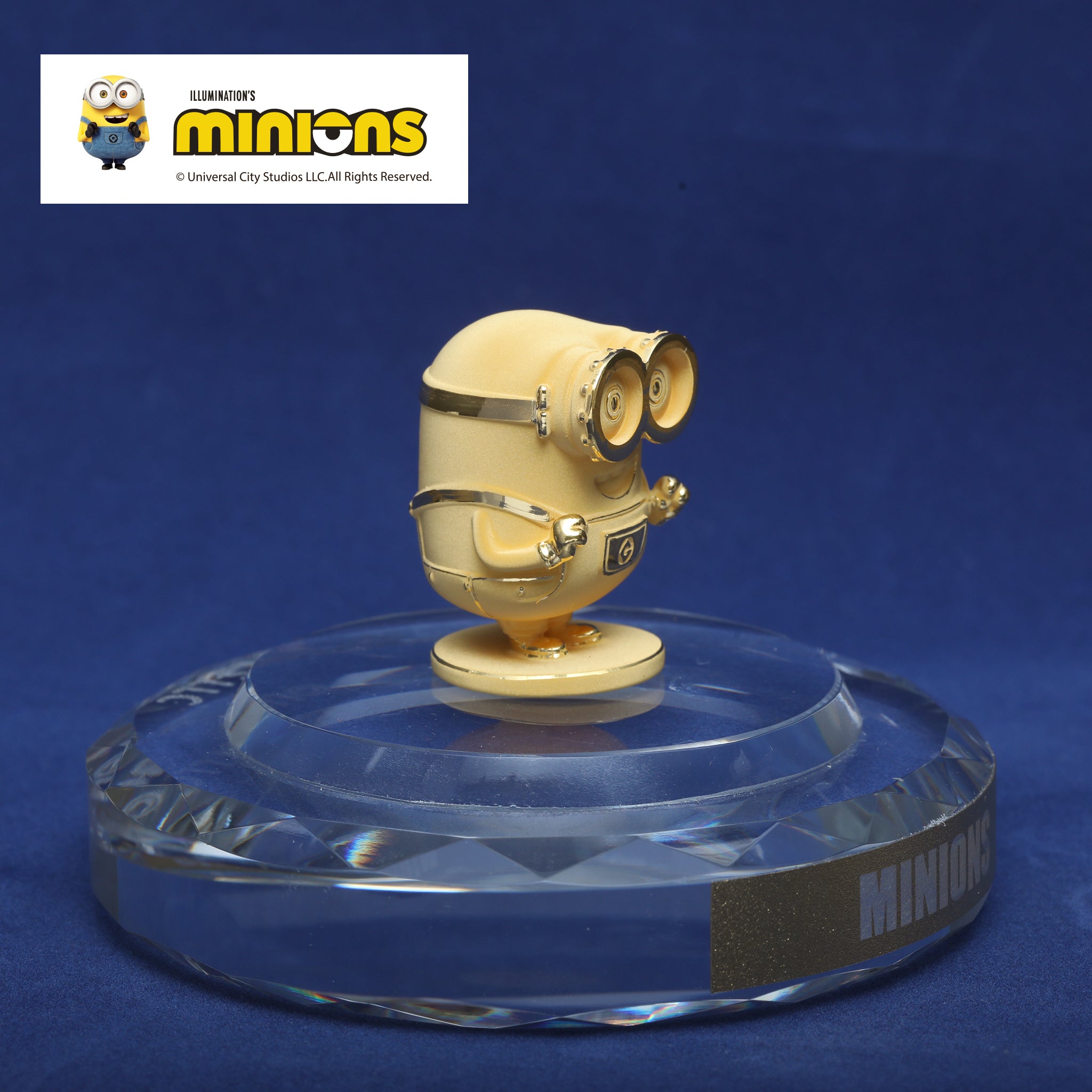 K24金製品(純金/minions/ミニオンズ/Bob/フィギア/9g/造幣局品位刻印付)《26C60109》