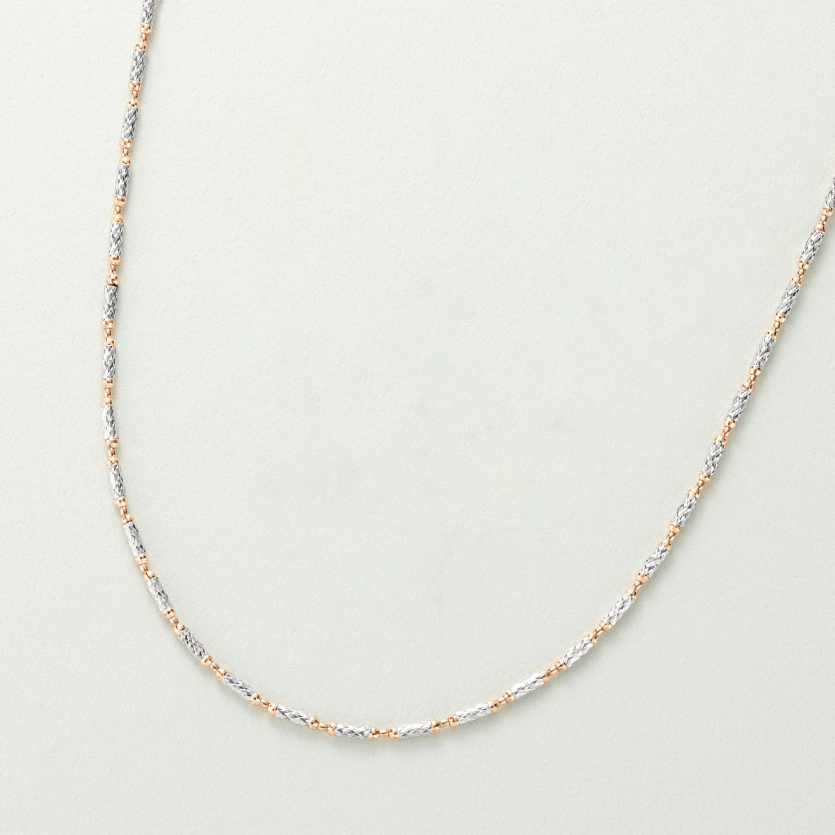 【限定3点】K18ネックレス兼ブレスレット(コンビカラー/マグネットタイプ/ロング/70cm)《26C70121》