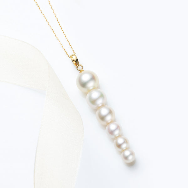 k18 パールネックレス パール K18ネックレス(アコヤ真珠/4.5～7mm/6月誕生石)《26H00203