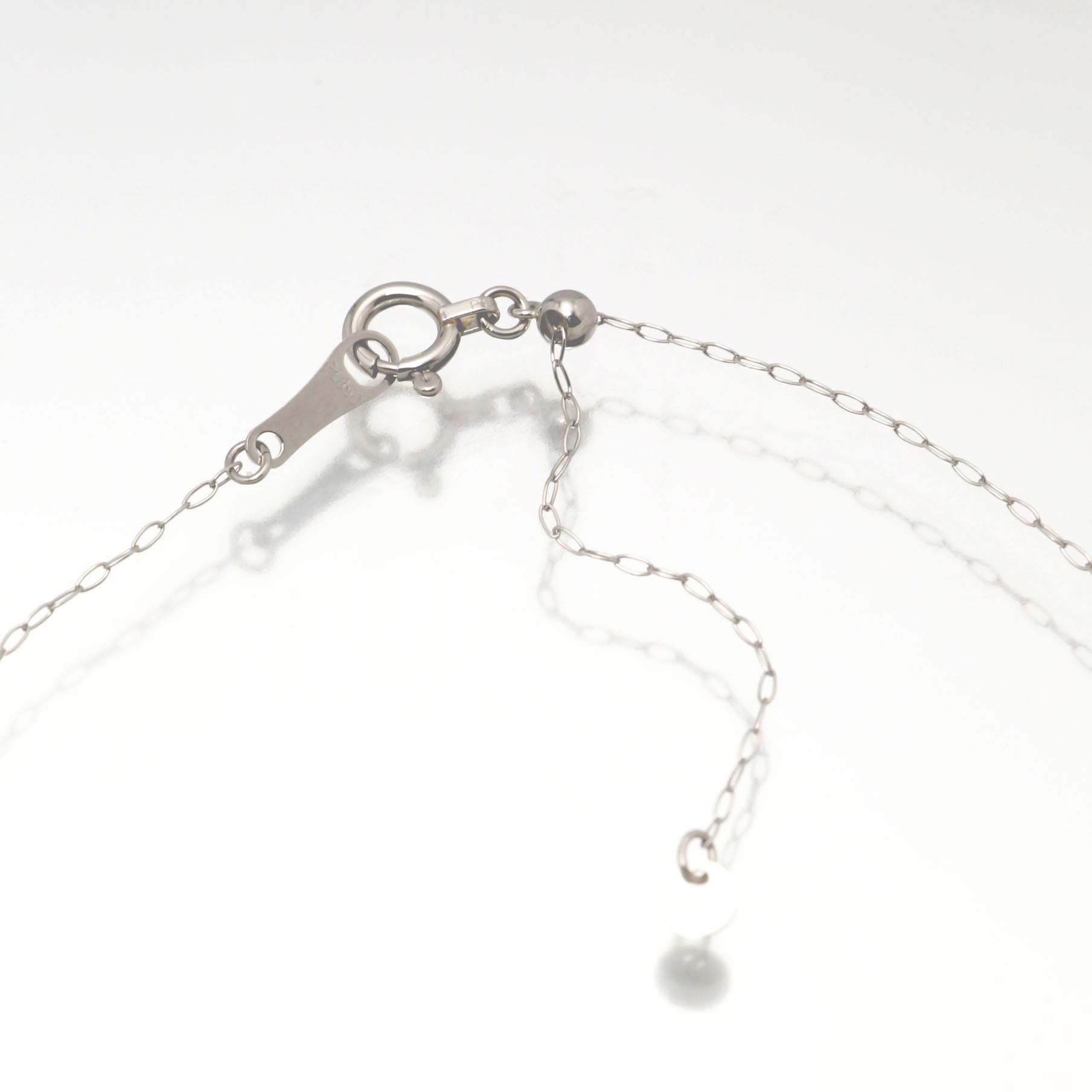 【限定8点】パール/ダイヤモンド プラチナネックレス(アコヤ真珠/4mm・5mm/6月誕生石)《26H00206》