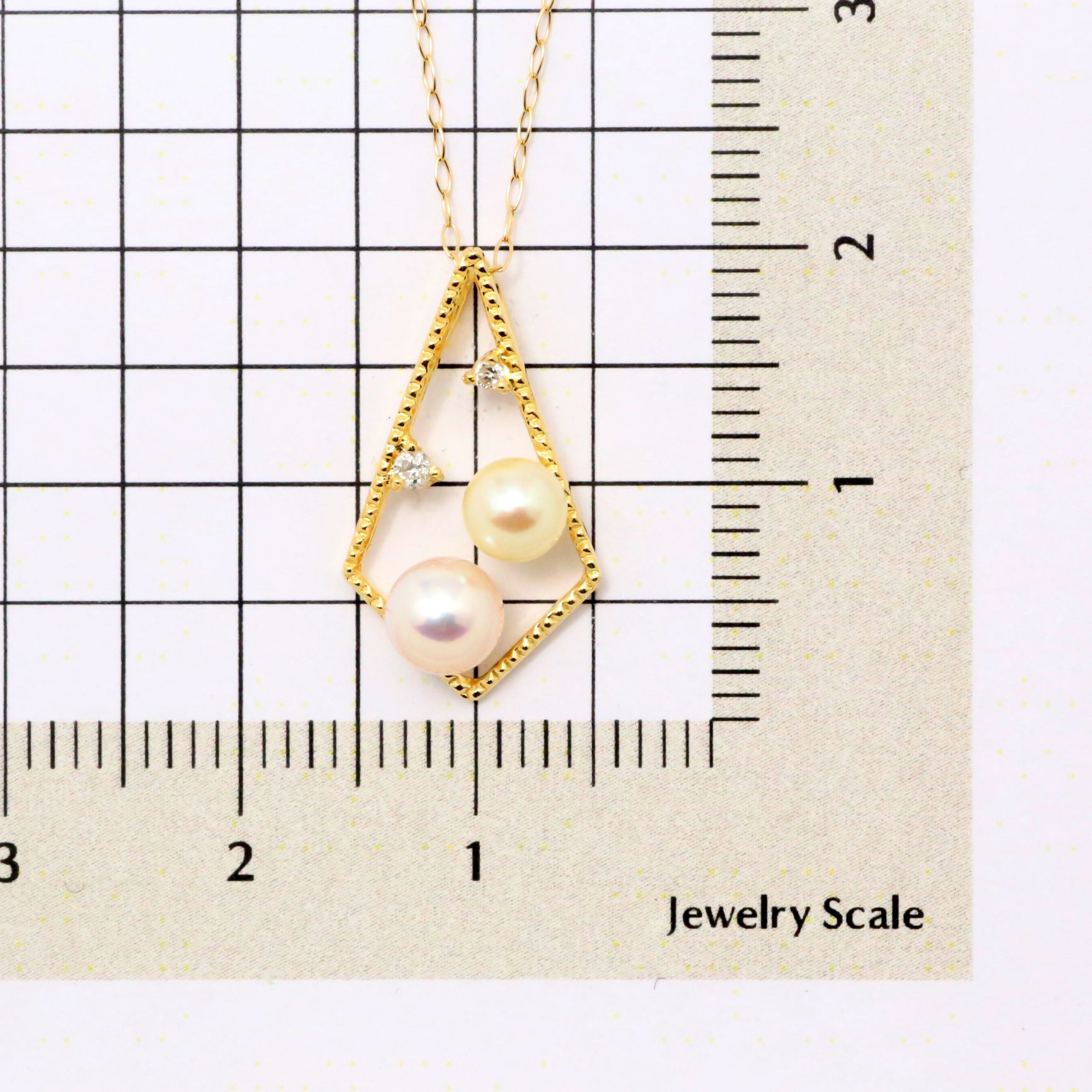 【限定5点】パール/ダイヤモンド K18ネックレス(アコヤ真珠/4mm・5mm/6月誕生石)《26H00207》