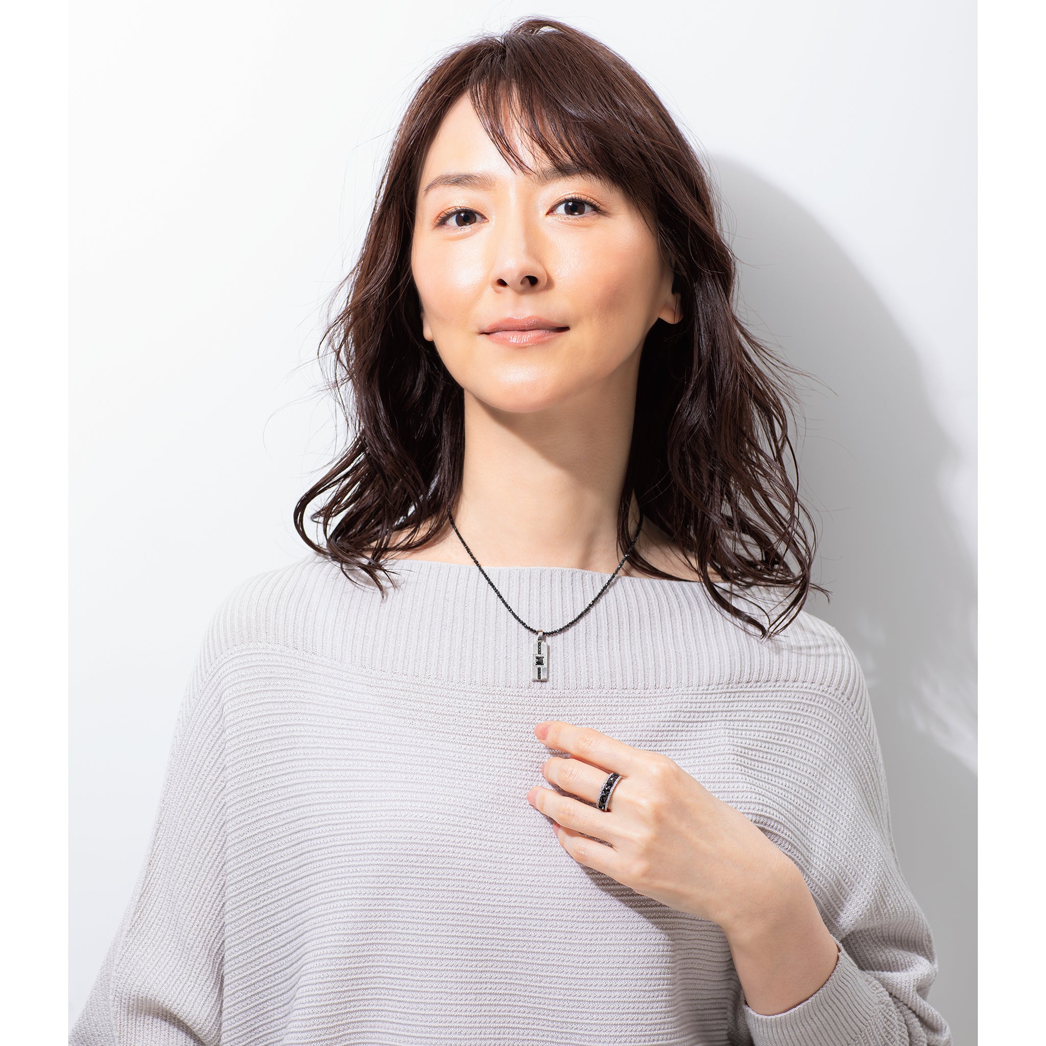 【限定3点】ブラックダイヤモンド/ダイヤモンド プラチナペンダントトップ(4月誕生石)《26H02111》