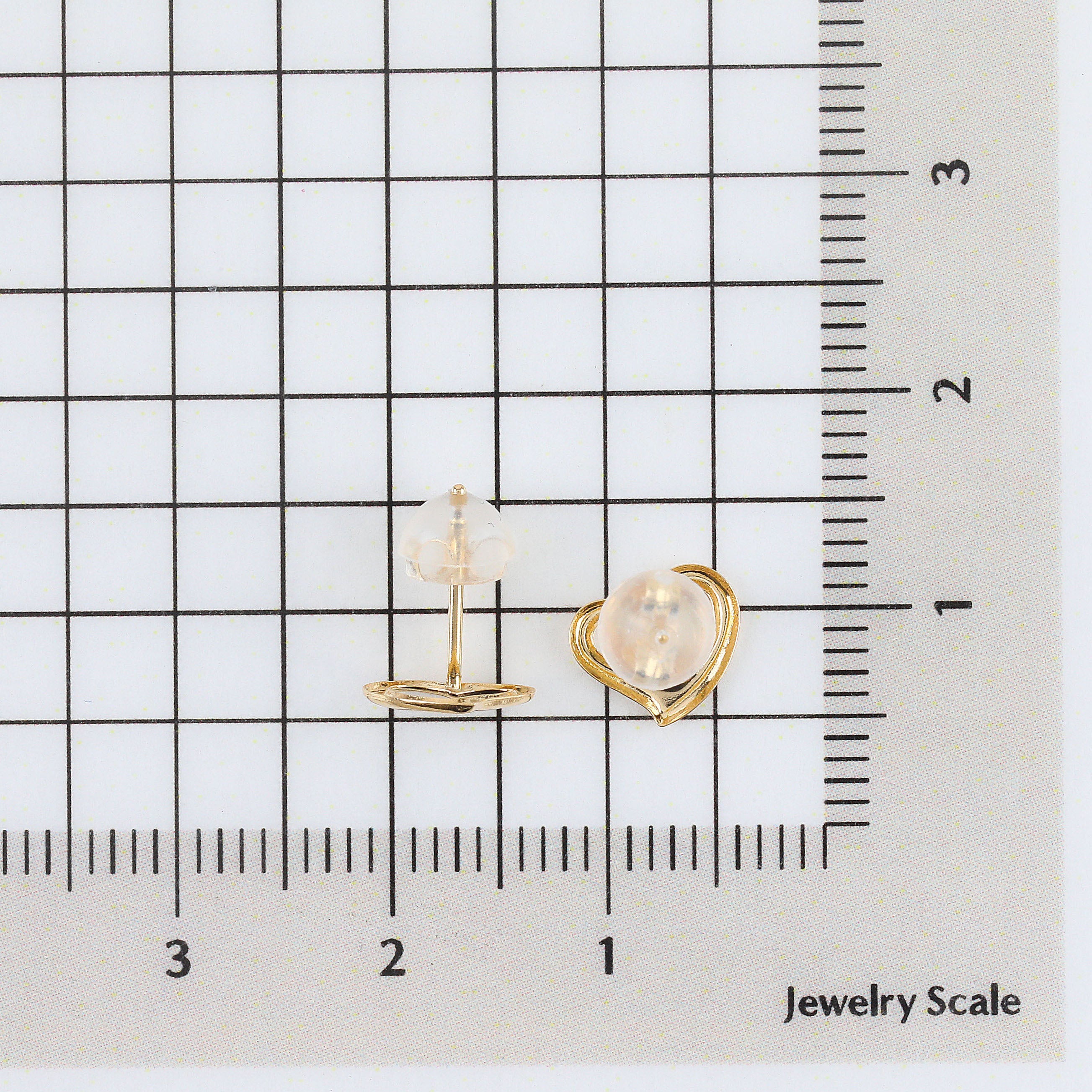 K18ピアス(ハートモチーフ)《26H03801》