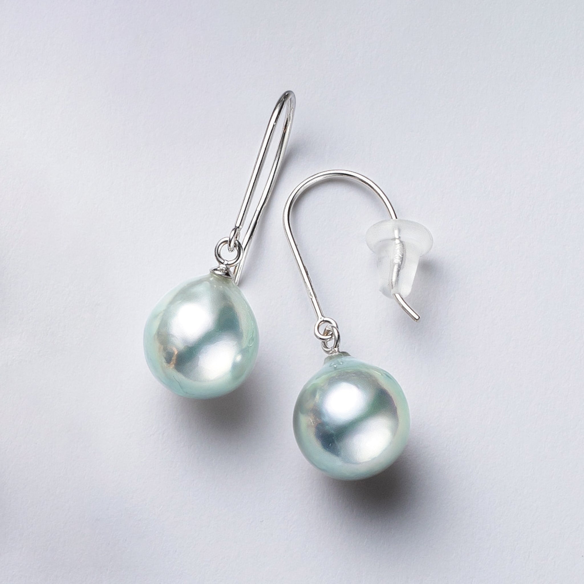 【限定6点】パール K14ピアス(アコヤ真珠/ナチュラルブルー/8.5mm/6月誕生石)《26N00809》