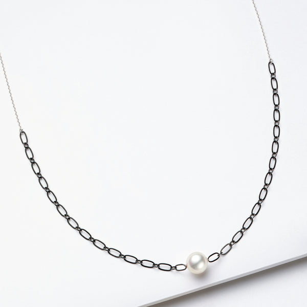 パール シルバーネックレス(アコヤ真珠/8.5mm/6月誕生石)《26N01203