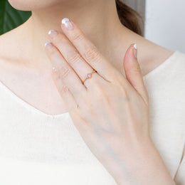 アンデシンラブラドライト K18リング《26N01308》