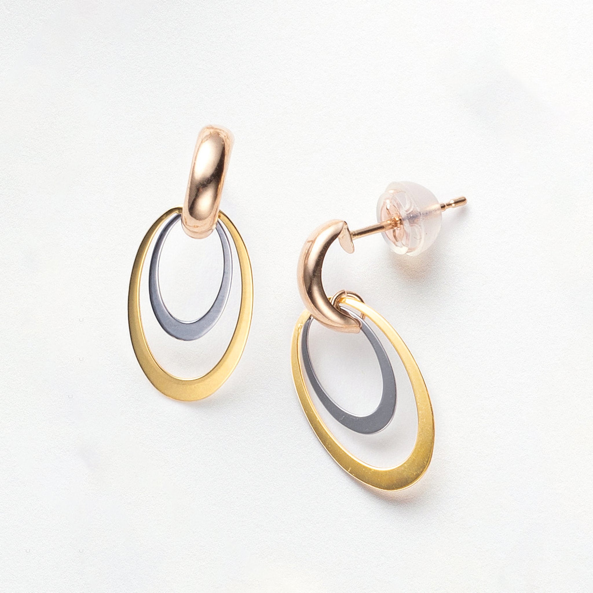 K10/プラチナピアス(スリーカラー)《26N02908》