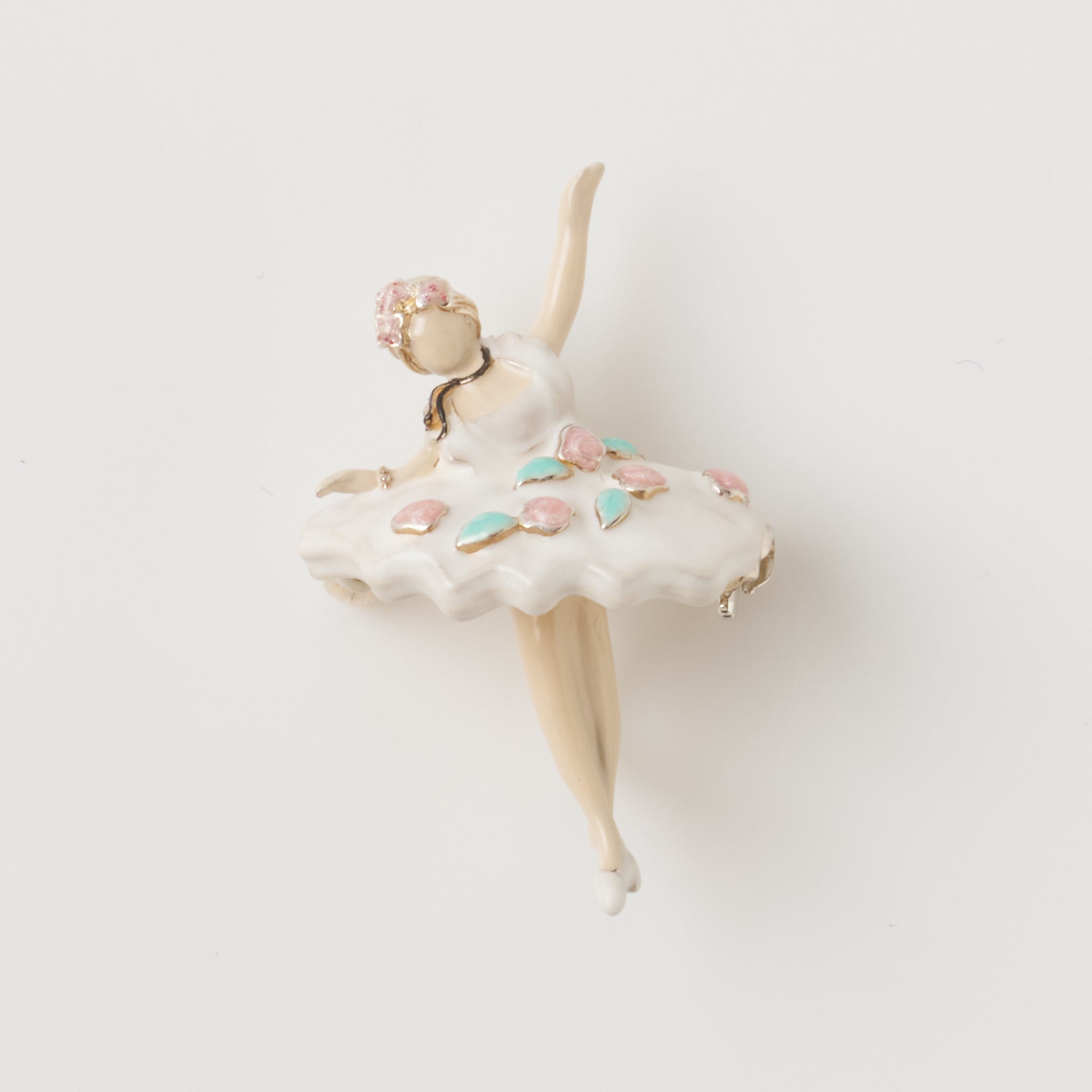 エナメル シルバーブローチ兼ペンダントトップ(バレリーナモチーフ)《26N03507》