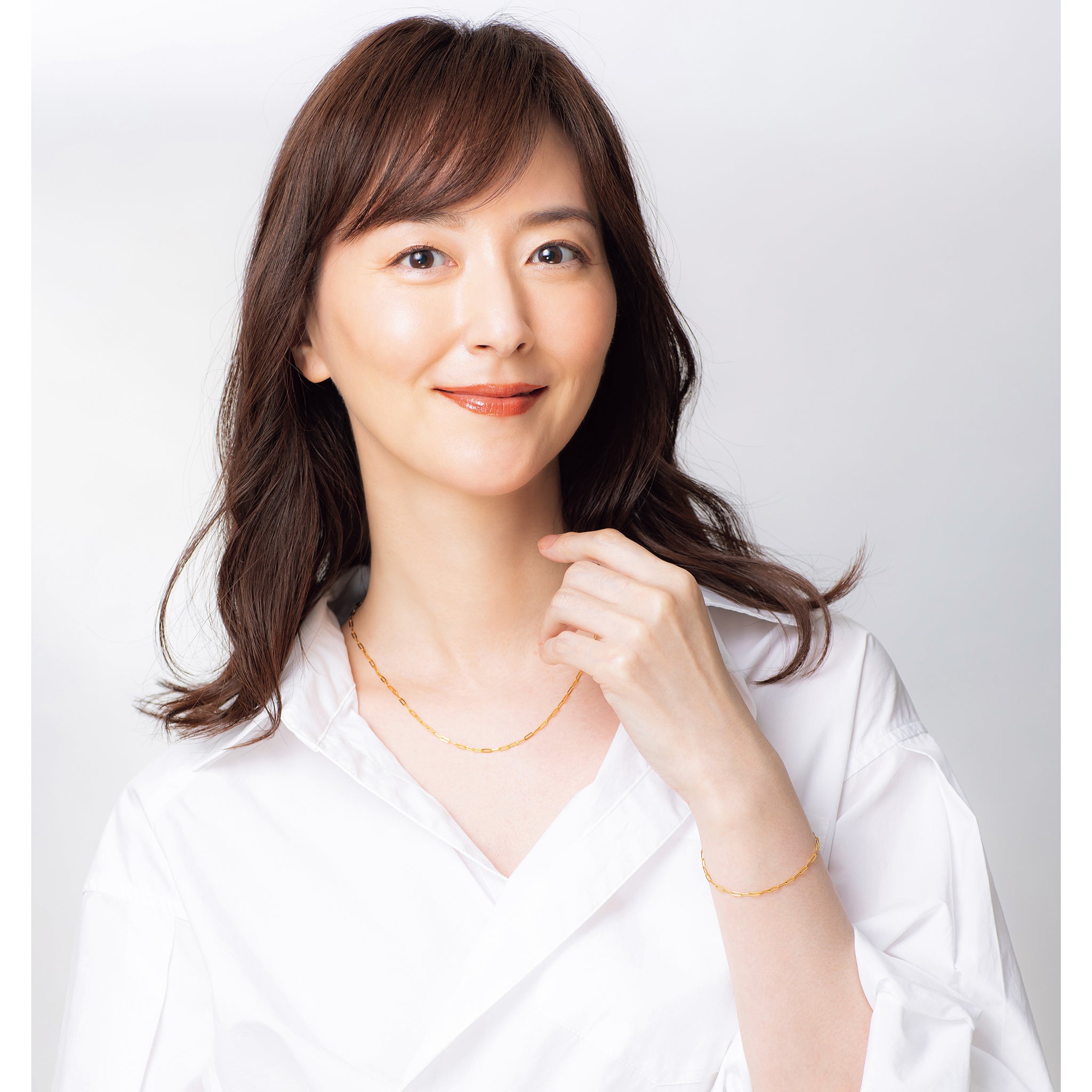 K24ネックレス(純金/ペーパークリップチェーン)《26N03702》