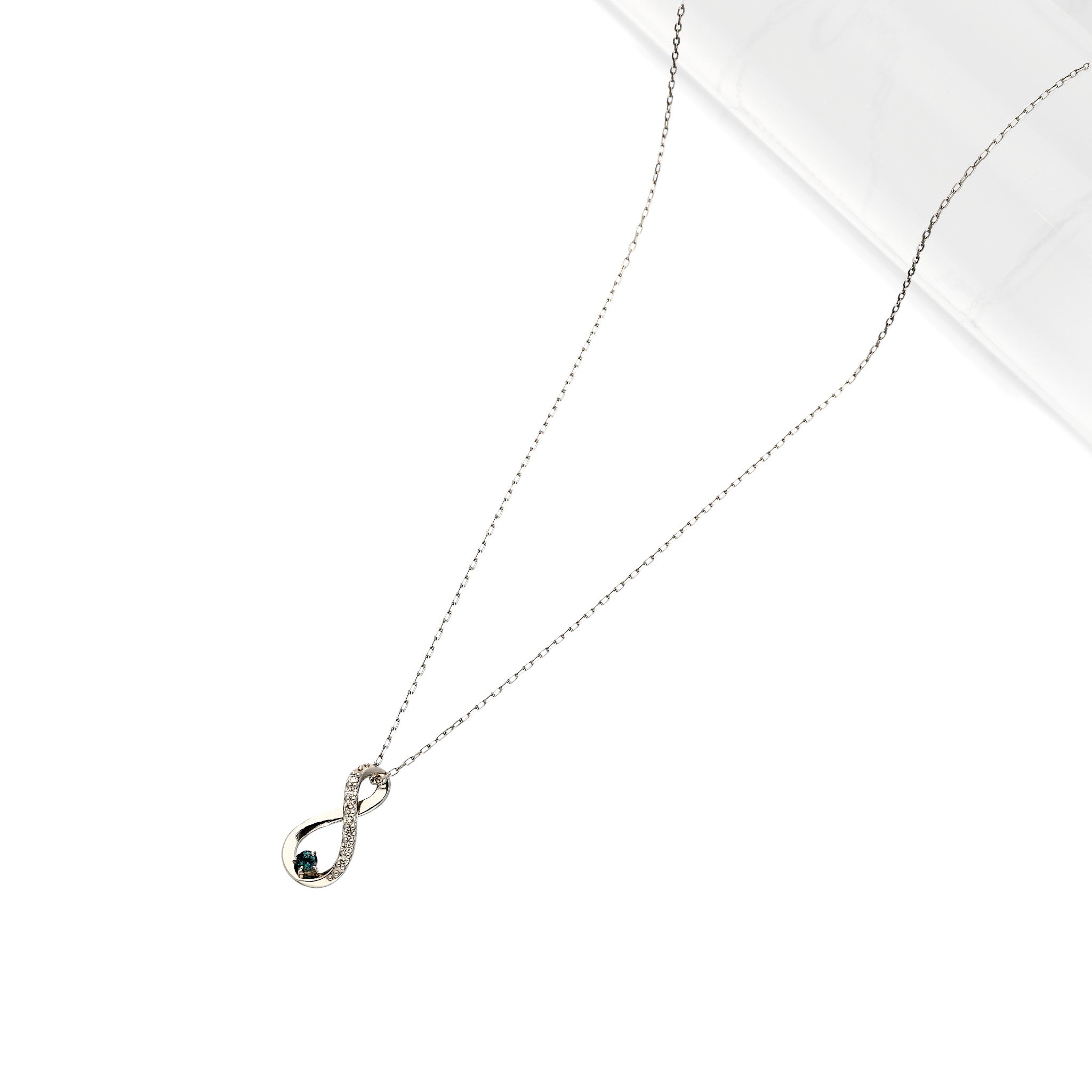 【限定1点】アレキサンドライト/ダイヤモンド プラチナネックレス(6月誕生石)《26T10106》