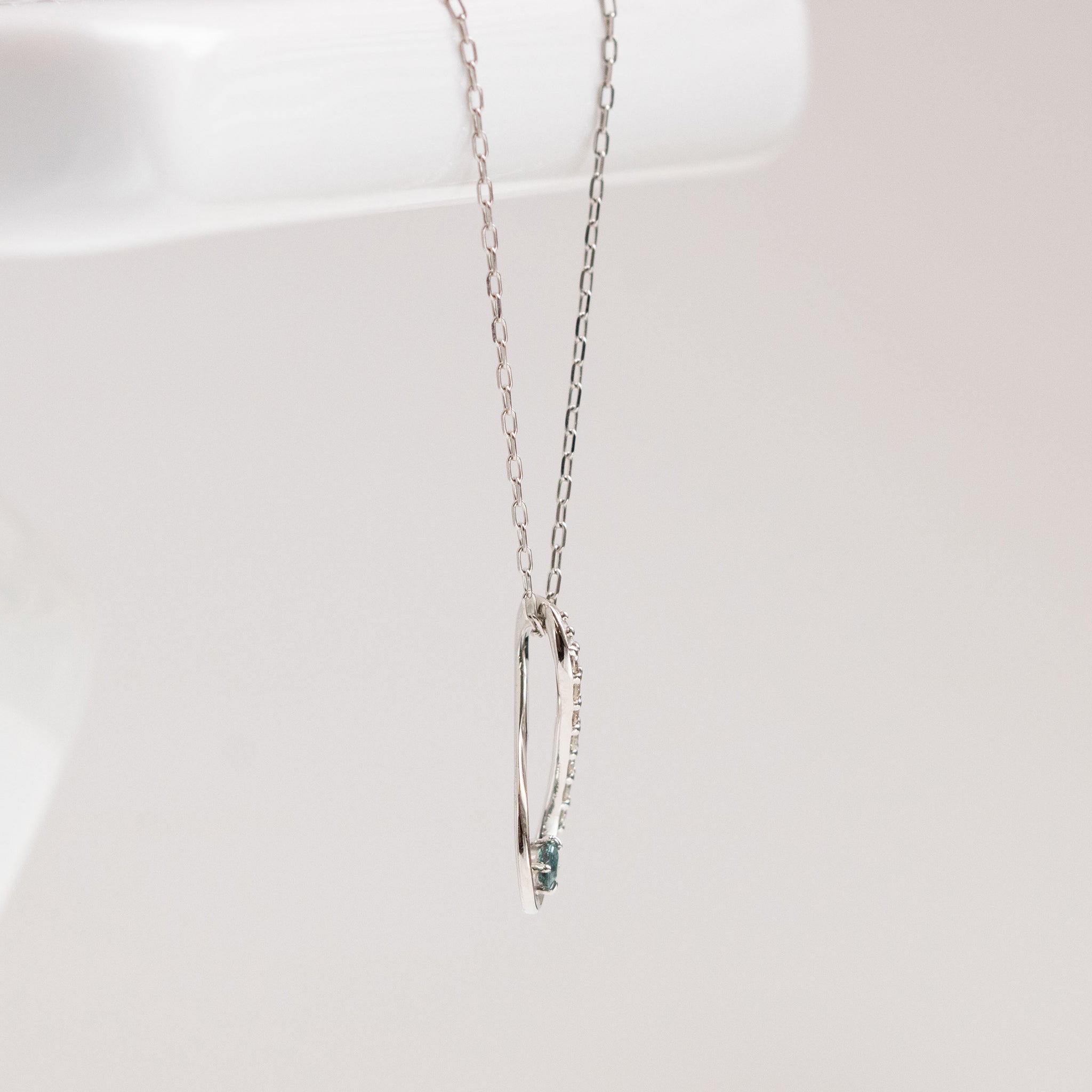 【限定1点】アレキサンドライト/ダイヤモンド プラチナネックレス(6月誕生石)《26T10106》