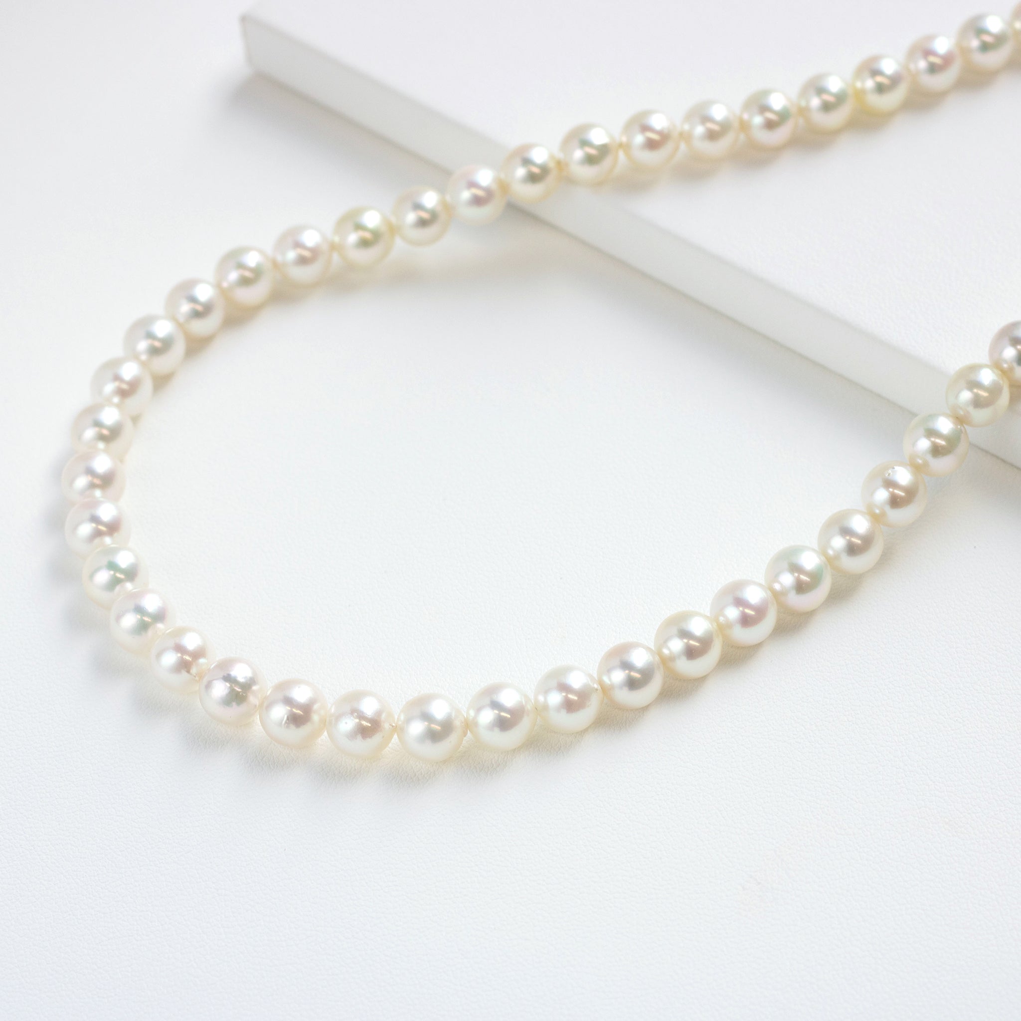 【限定1点】パール ネックレス(アコヤ真珠/7.5mm/セミバロック珠/6月誕生石)《26T10123》