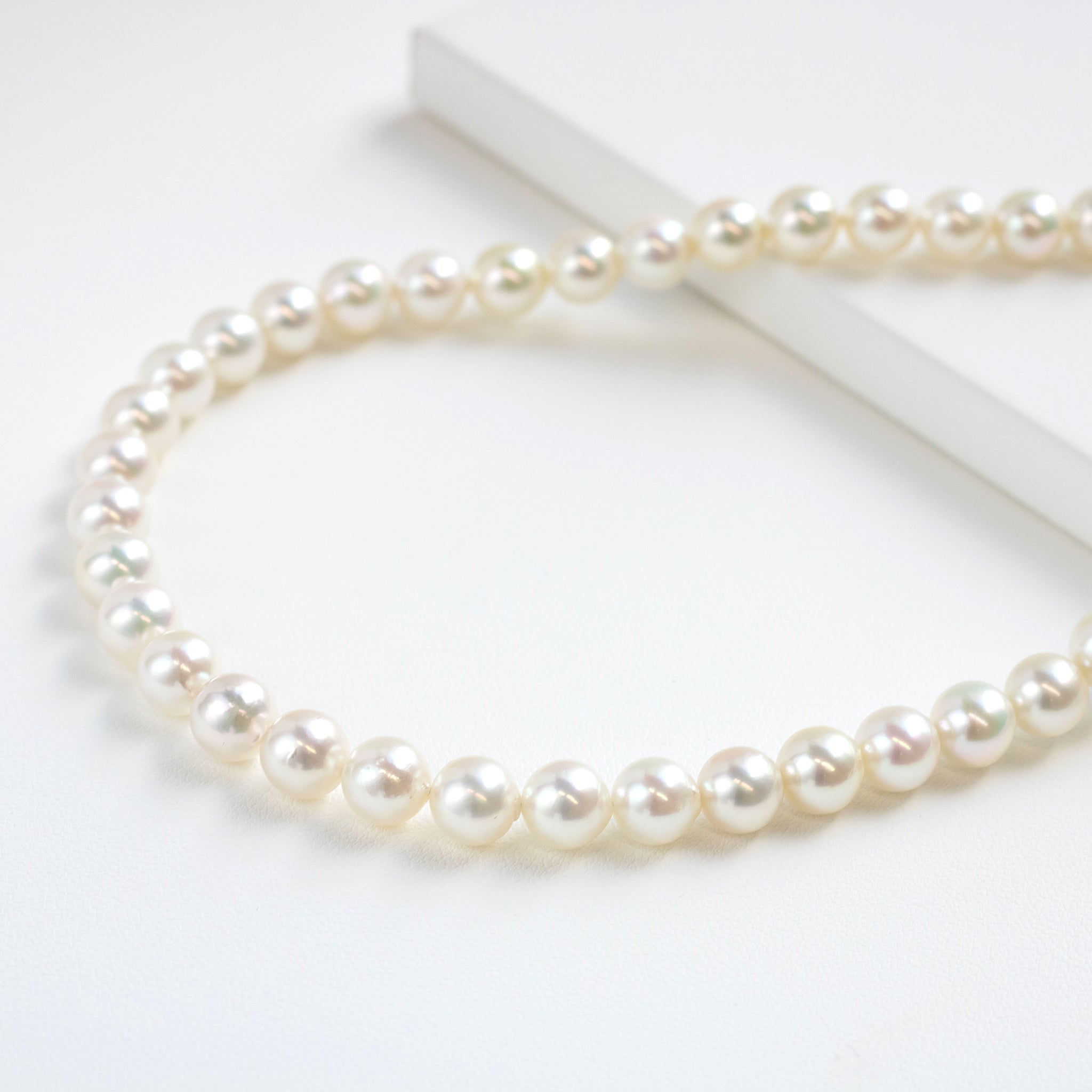 【限定1点】パール ネックレス(アコヤ真珠/7.5mm/セミバロック珠/6月誕生石)《26T10123》