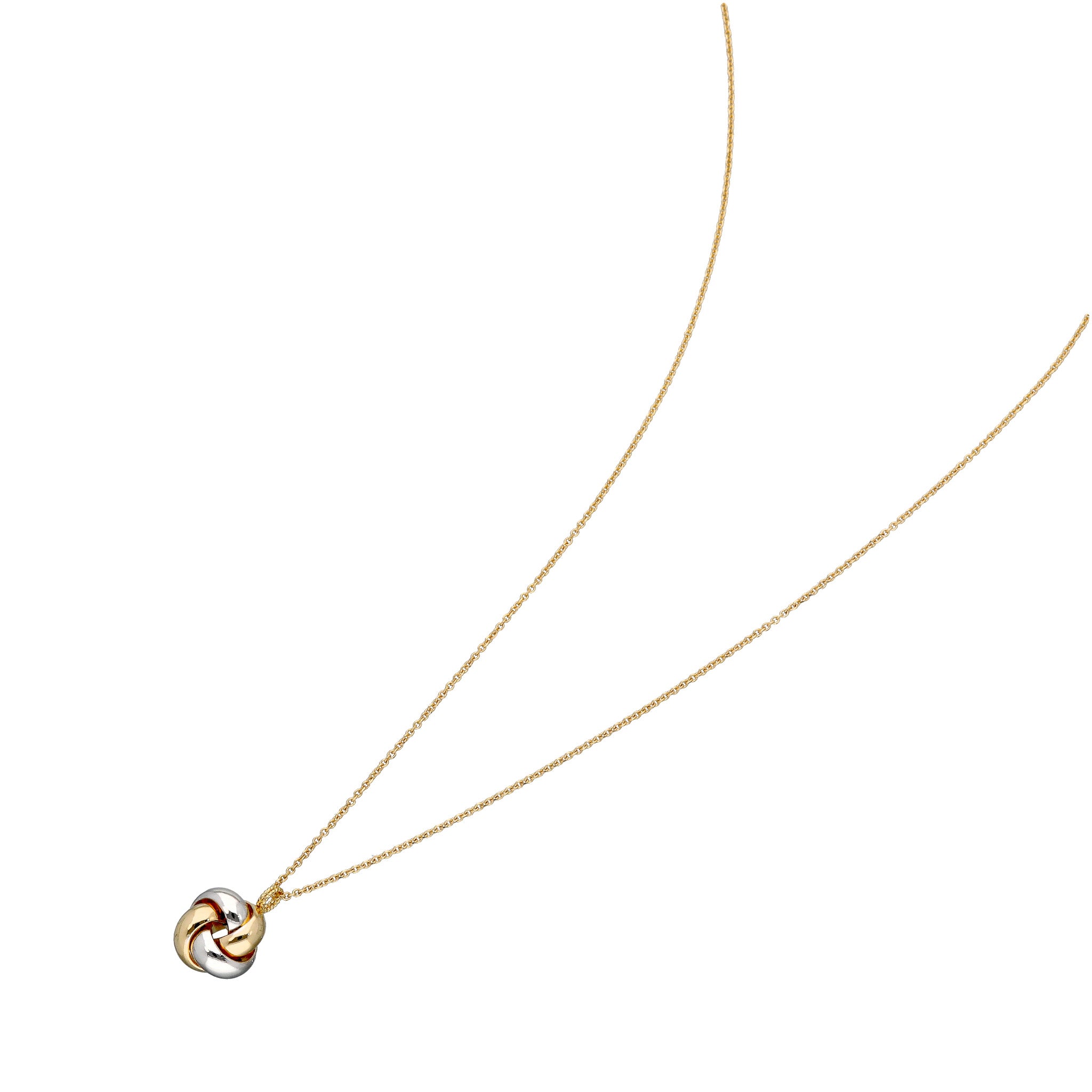 K18ネックレス(コンビカラー/イタリア製)《26T10124》