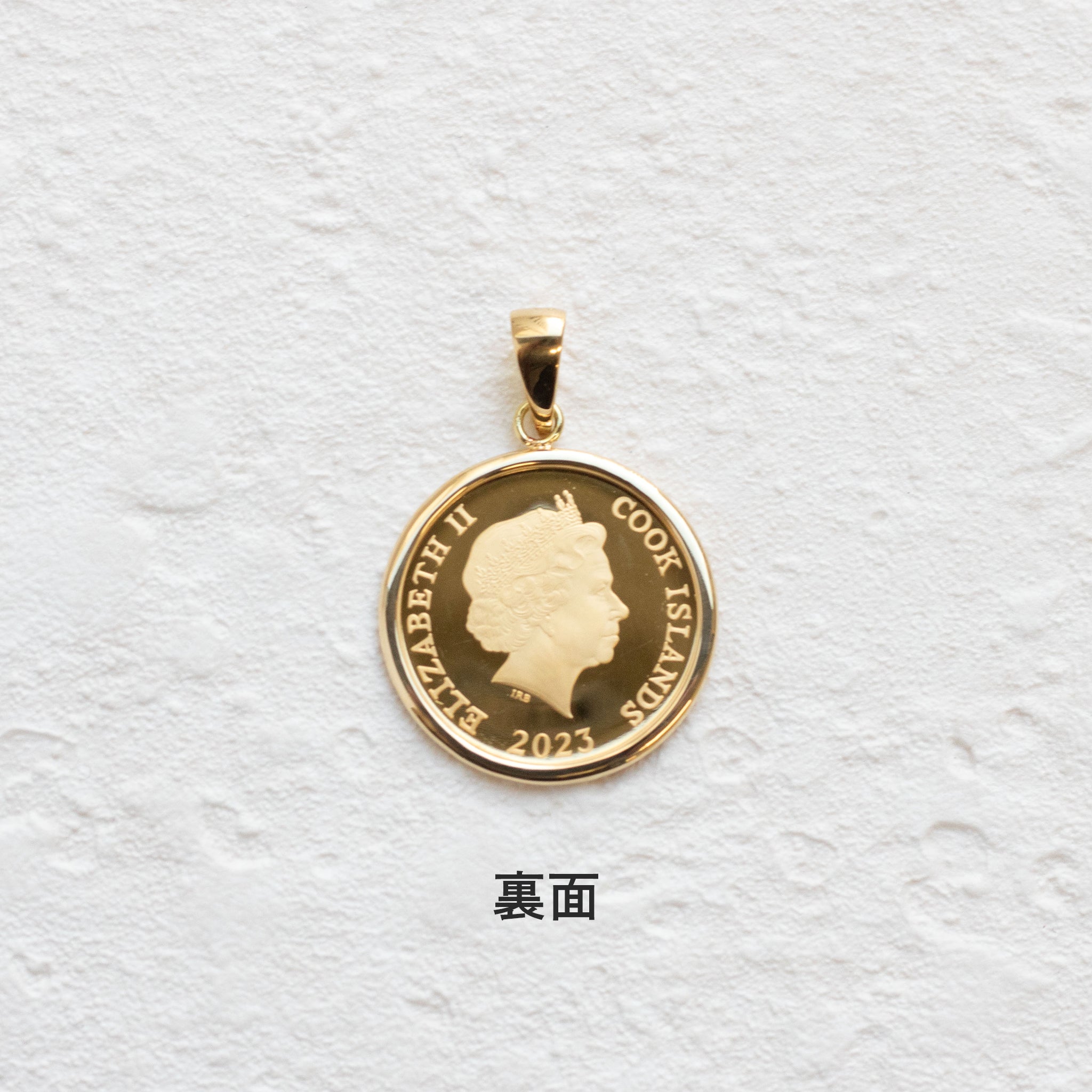 K24/K18ペンダント(純金/コイン/イーグルモチーフ/1/20oz)《26T10130》