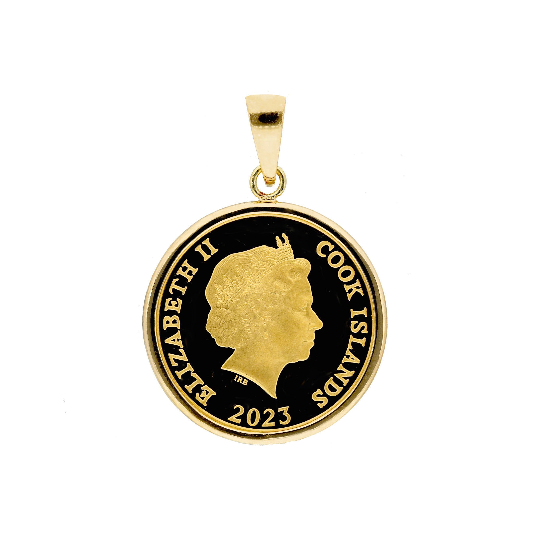 K24/K18ペンダント(純金/コイン/イーグルモチーフ/1/20oz)《26T10130》