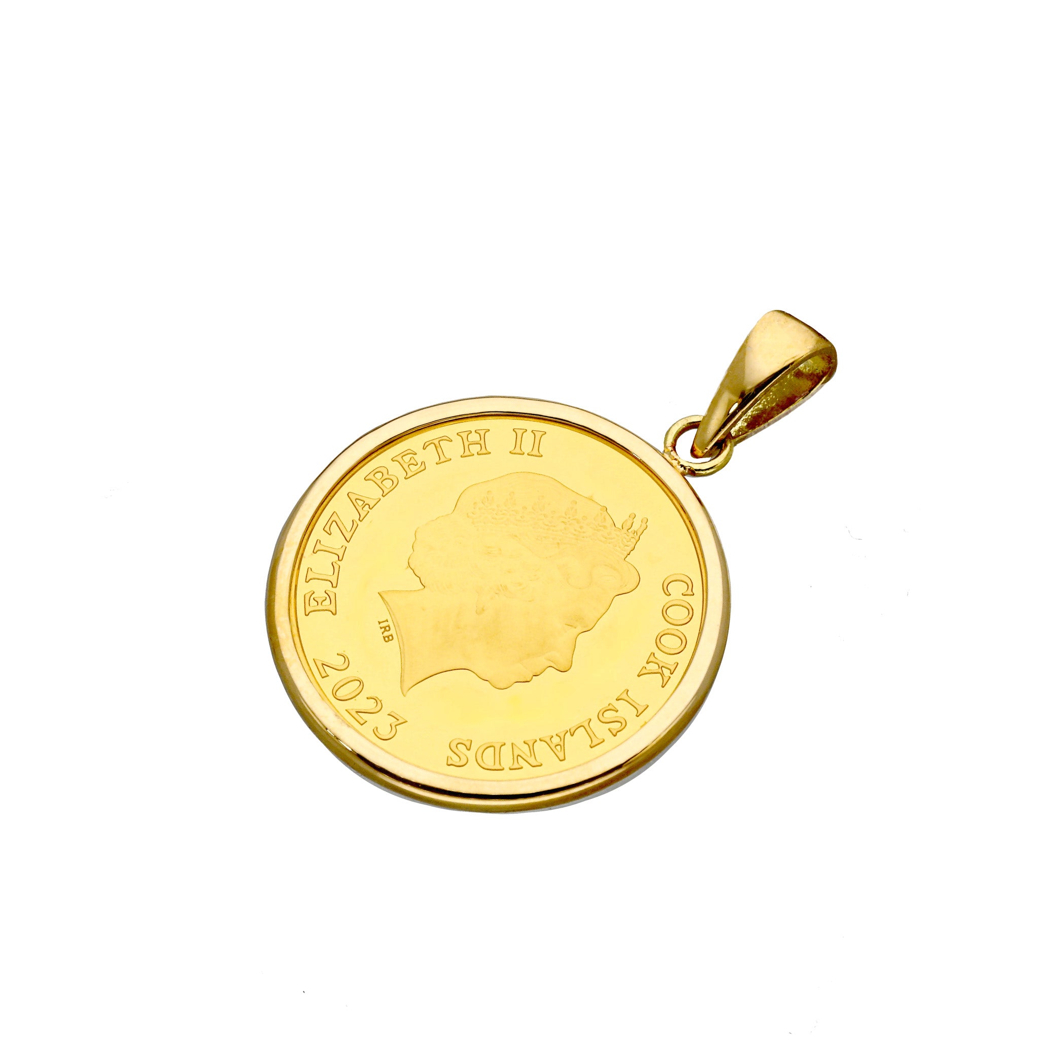 K24/K18ペンダント(純金/コイン/イーグルモチーフ/1/20oz)《26T10130》