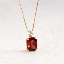 【限定1点】アンデシン/ダイヤモンド K18ネックレス《26T10132》