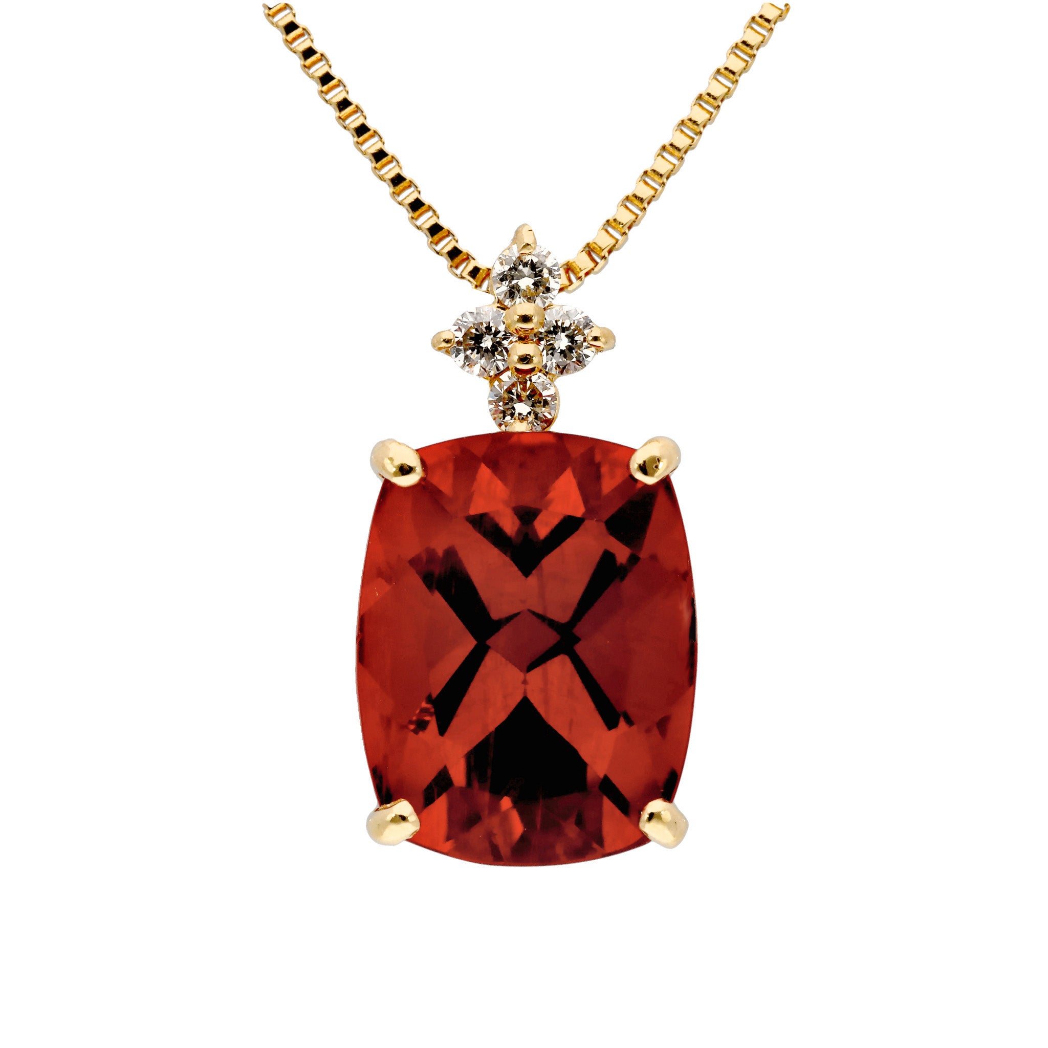 【限定1点】アンデシン/ダイヤモンド K18ネックレス《26T10132》