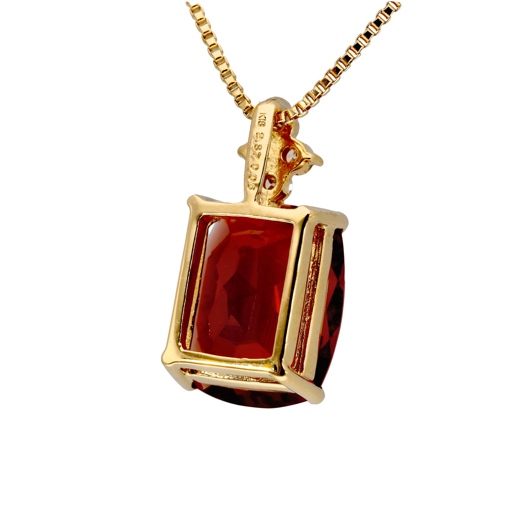 【限定1点】アンデシン/ダイヤモンド K18ネックレス《26T10132》