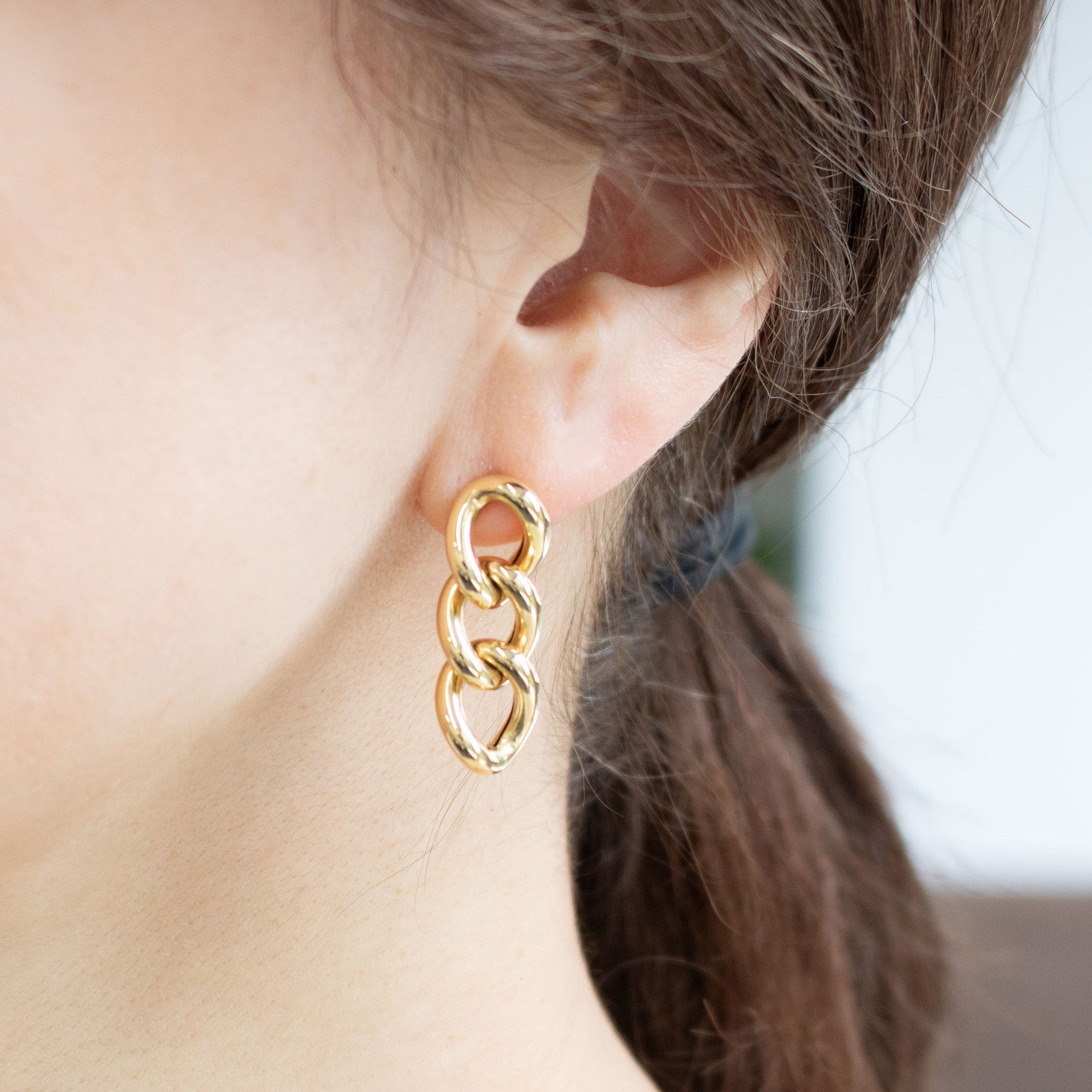 K18ピアス(イタリア製)《26T10167》