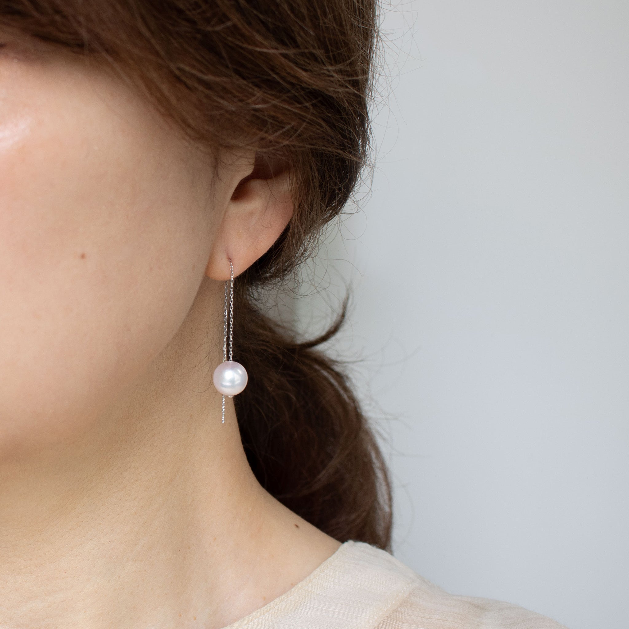 【限定1点】パール K18ピアス(アコヤ真珠/8.5mm/6月誕生石)《26T10198》