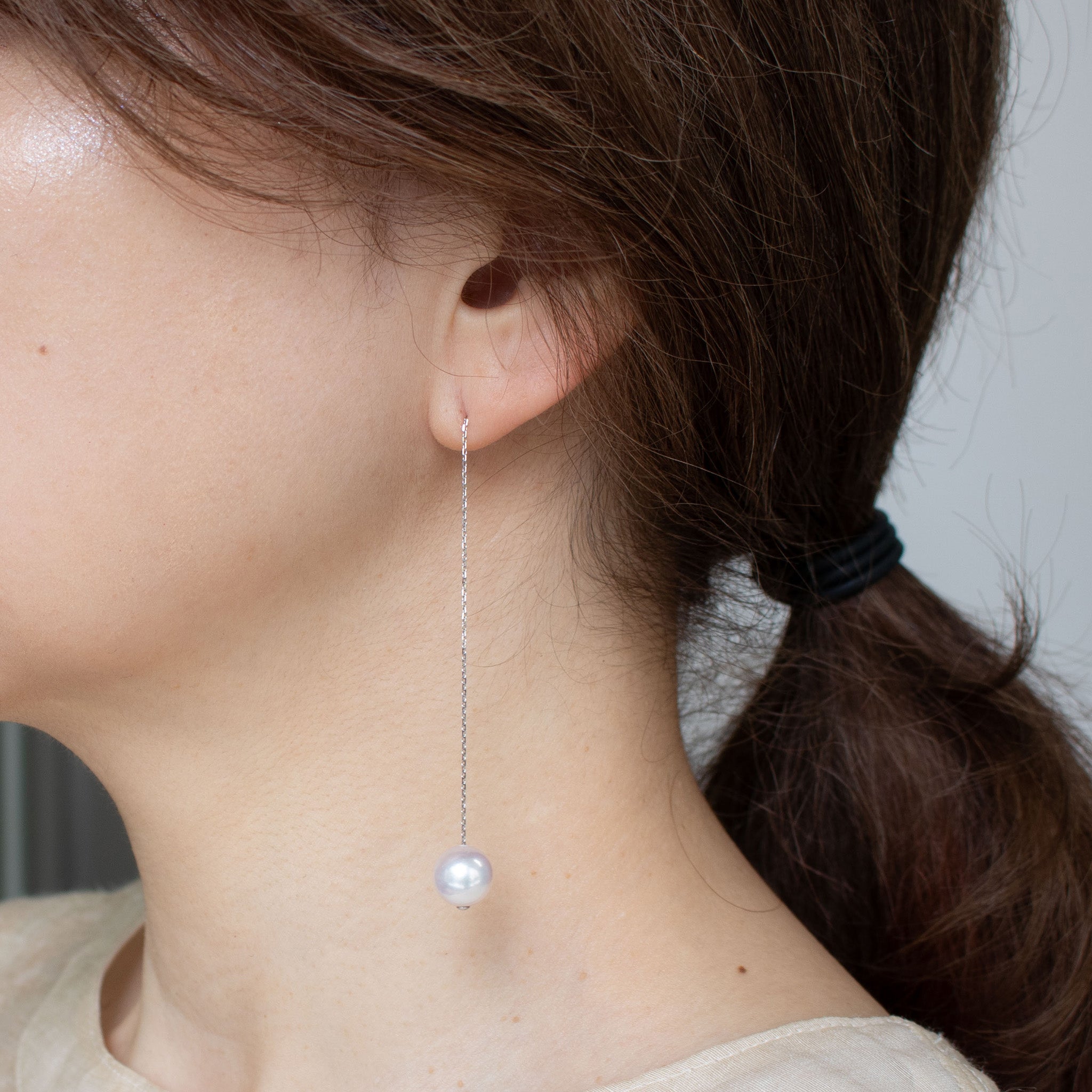 【限定1点】パール K18ピアス(アコヤ真珠/8.5mm/6月誕生石)《26T10198》