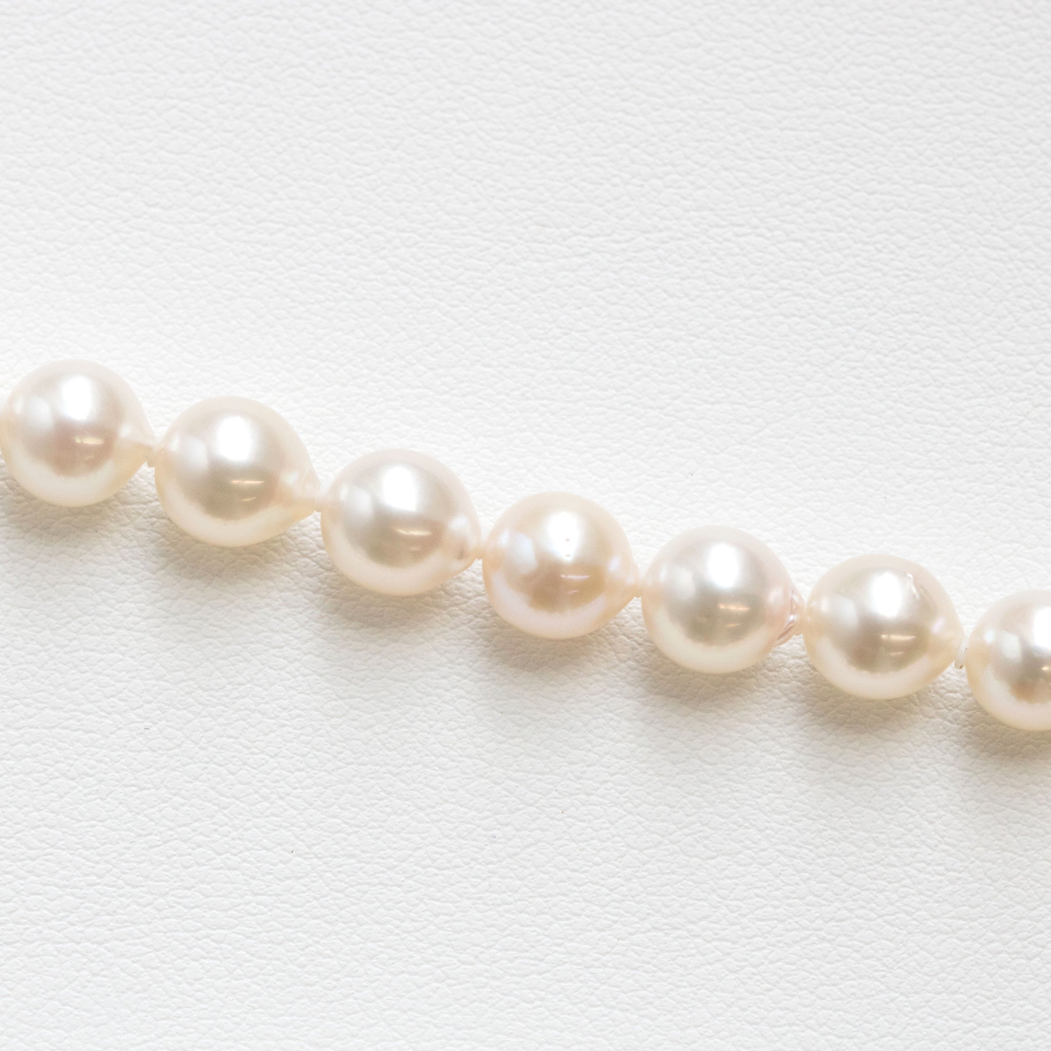 【限定1点】パールネックレス(アコヤ真珠/7mm/セミバロック珠/6月誕生石)《26T10254》