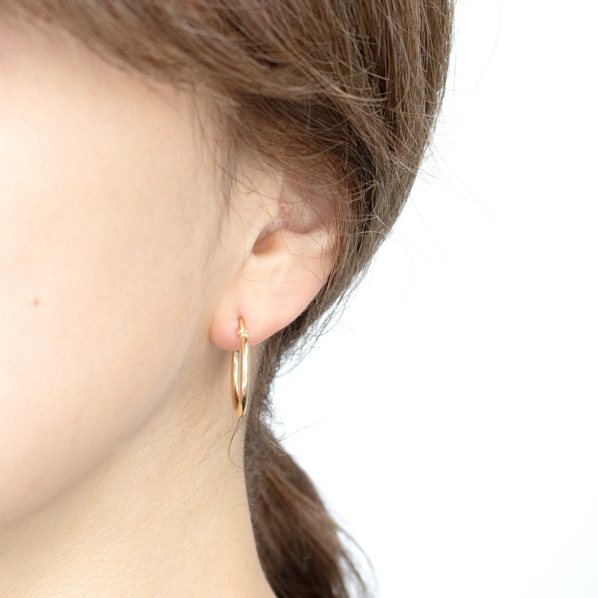 K18ピアス(フープ)《26T10257》