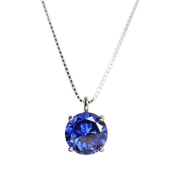 ブルーサファイア プラチナネックレス(クレサンベール/1カラットUP