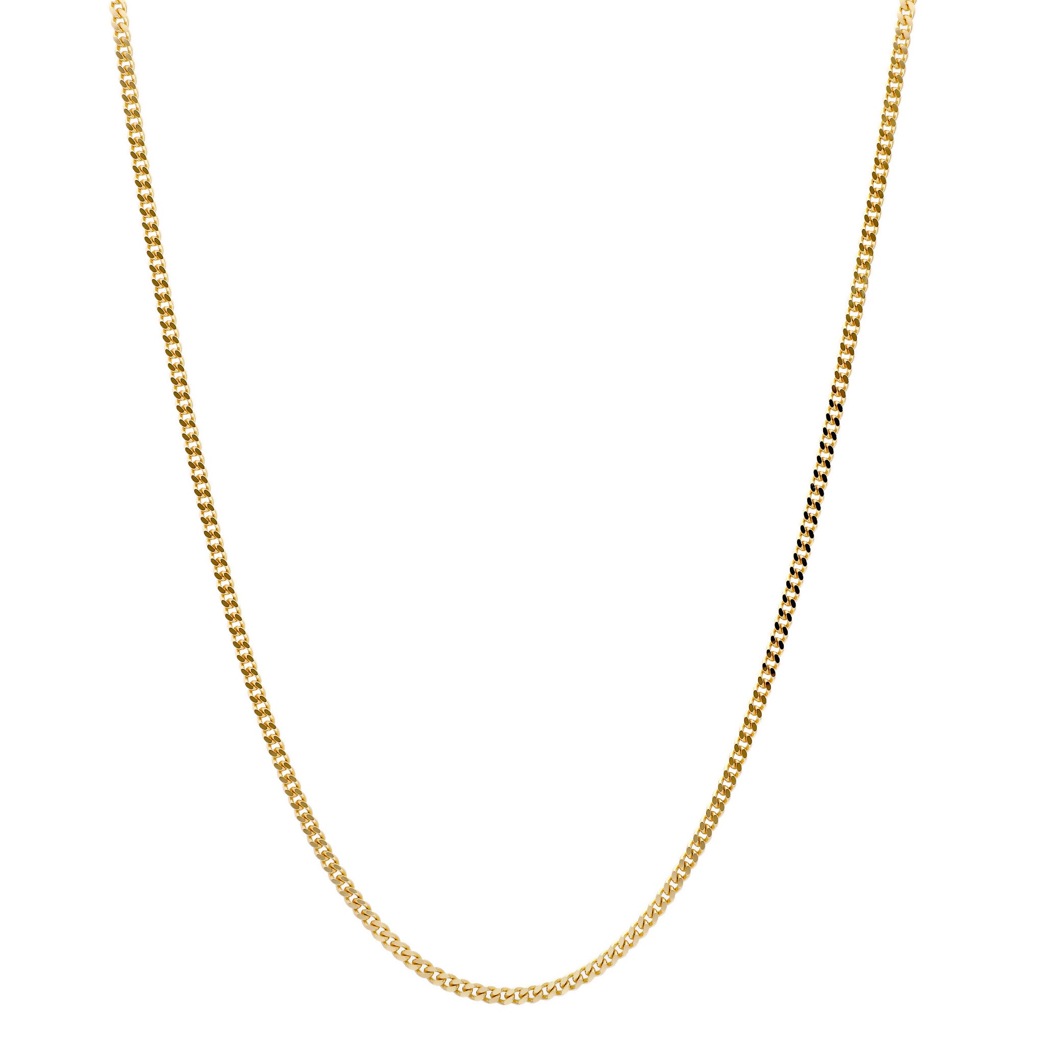 【2点限定】K18イエローゴールドネックレス(喜平2面シングルカット/10g/60cm)≪WNKY4304≫