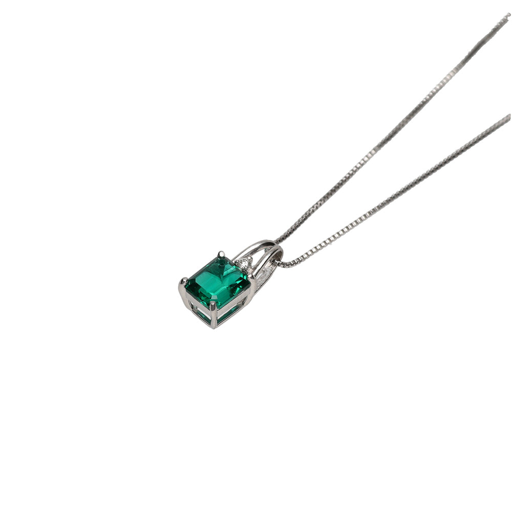 エメラルド/ダイヤモンド K18ネックレス(クレサンベール エメラルド/ダイヤモンド K18ネックレス(クレサンベール