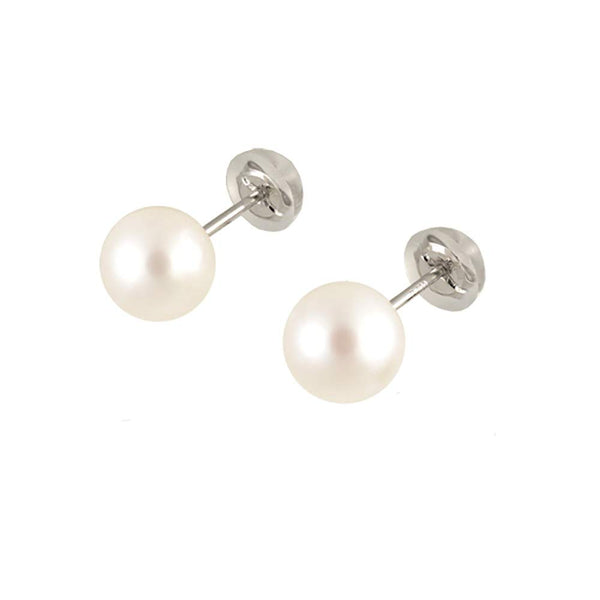 パール プラチナピアス(アコヤ真珠/7.0mm～7.5mm/スタッド/6月