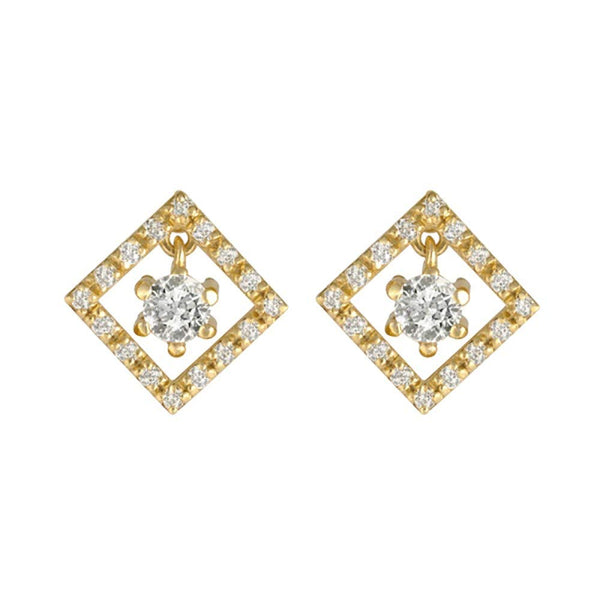 k18 ダイヤモンド　ピアス K18 ダイヤモンドピアス（Diamond K18ダイヤモンドピアス (NO