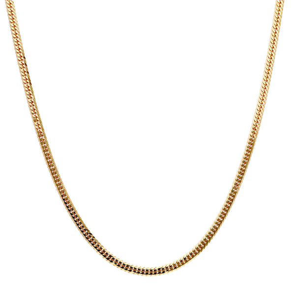 5点限定】K18イエローゴールドネックレス(喜平/6面ダブルカット/20g