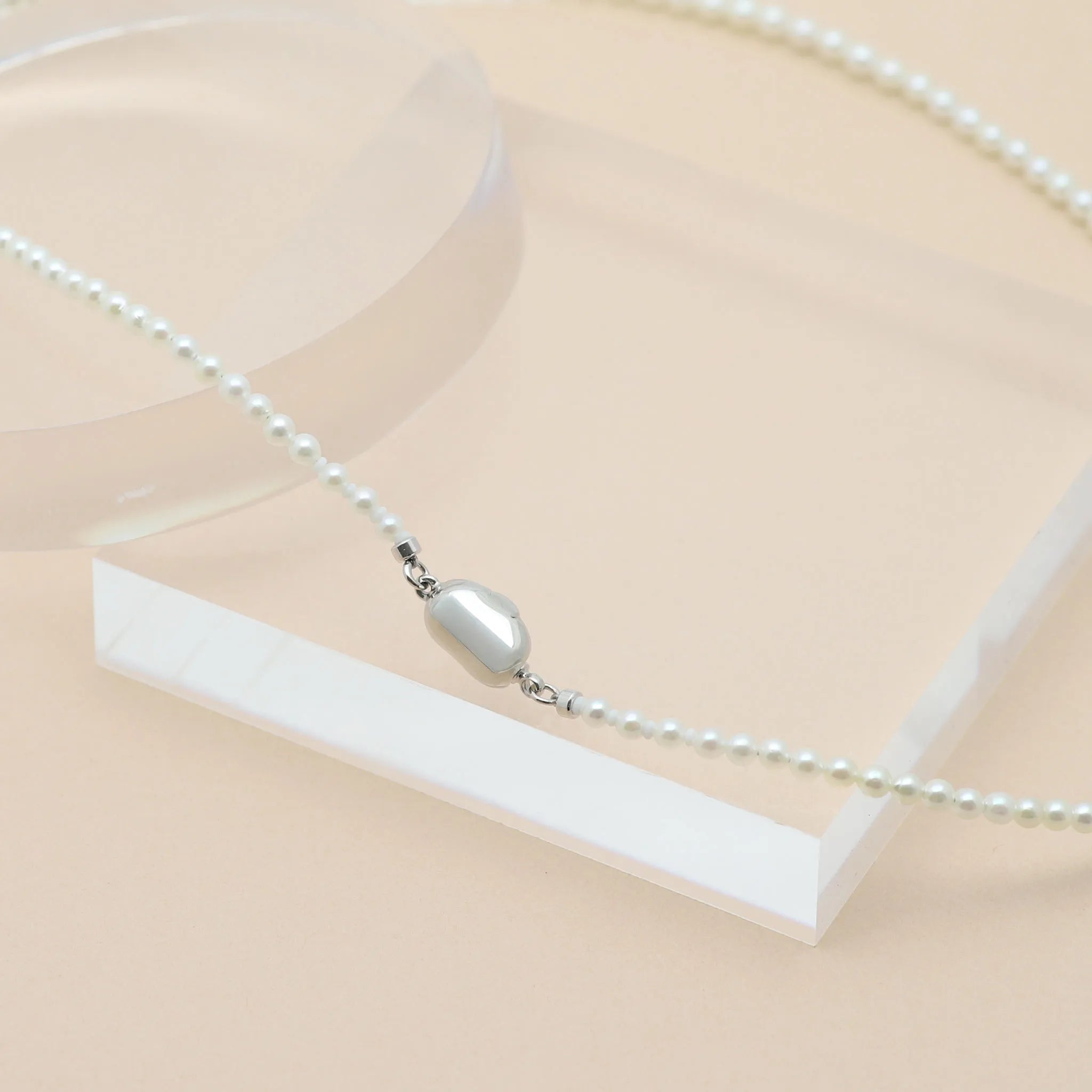 【最終価格￥50,777】パール ネックレス(アコヤ真珠/3mm/6月誕生石)《AC260710》