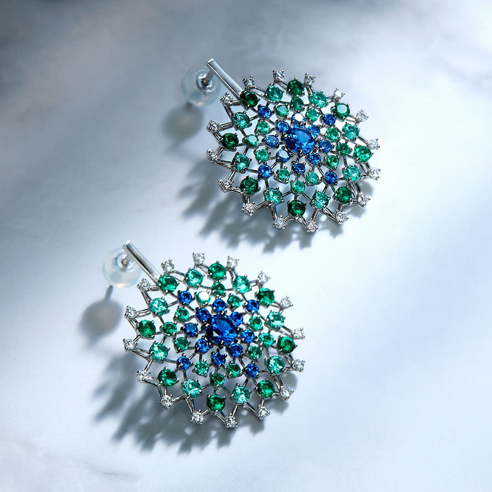 マルチカラー プラチナネックレス（クレサンベール/LGD/50周年記念商品/永遠の花）《CEPX0049》