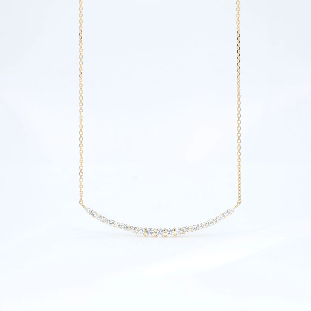 マテリタ K18 ネックレス ダイヤモンド K18ネックレス(計0.3カラット/デコルテ/4月誕生石