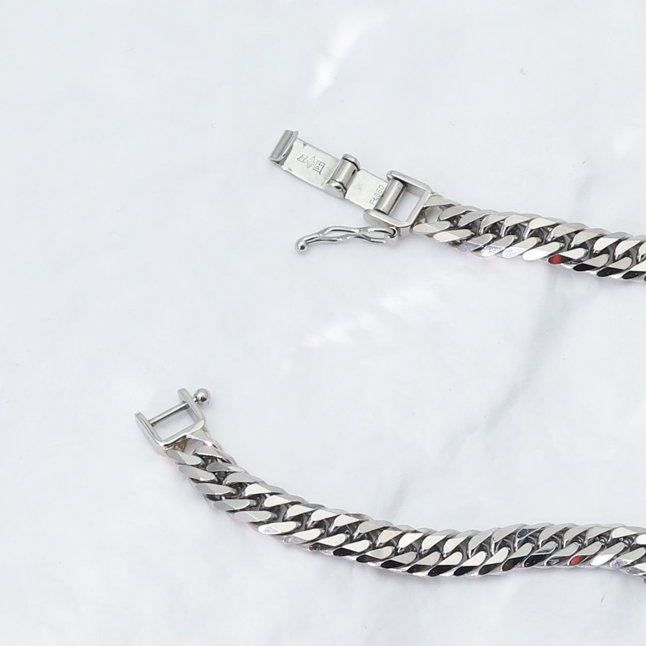 【2点限定】プラチナブレスレット(喜平6面ダブルカット/20g/20cm)≪JBCY2010≫