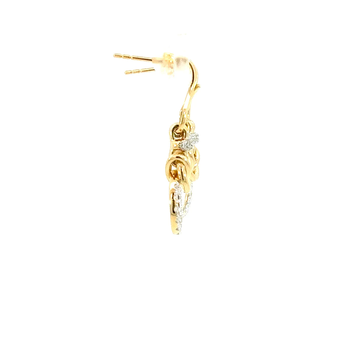 【限定1点】ダイヤモンド K18ピアス(計0.48ct/4月誕生石)《JEPD2083》