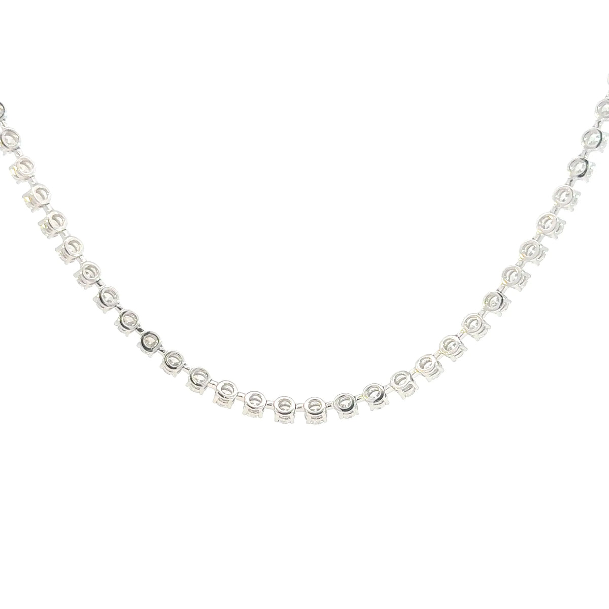 【限定1点】ダイヤモンド プラチナテニスネックレス(計10ct/鑑別書付/4月誕生石)《JNKD2128》